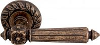Дверная ручка Melodia мод. Nike 246 на розетке 60мм (античная бронза)