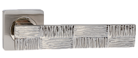 Дверная ручка RENZ мод. Tortuga - Морская черепаха (матовый никель) DH 655-02 SN